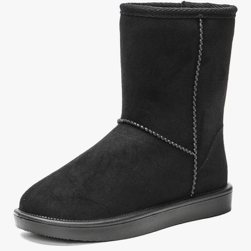 Classic Black Winter Boots for Women